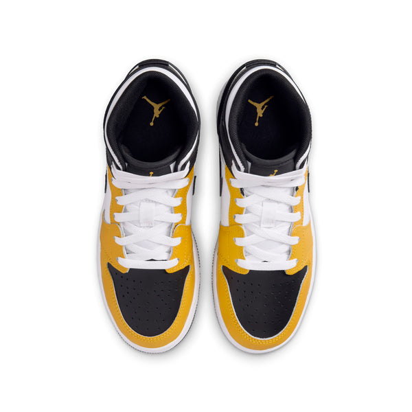 [DQ8423-701] Grade School Air Jordan RETRO 1 MID 'YELLOW OCHRE (GS)'