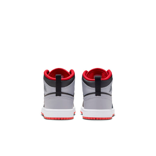 [DQ8424-006] Preschool Air Jordan RETRO 1 MID 'BRED SHADOW (PS)'