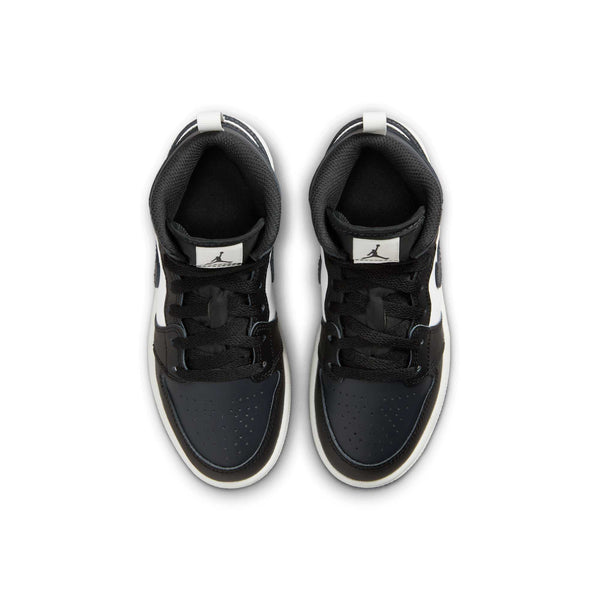 [DQ8424-010] Preschool Air Jordan Retro 1 Mid 'Off Noir Toe'