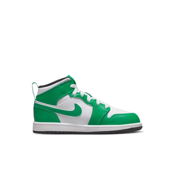 [DQ8424-301] Preschool Air Jordan Retro 1 Mid 'Lucky Green' (PS)