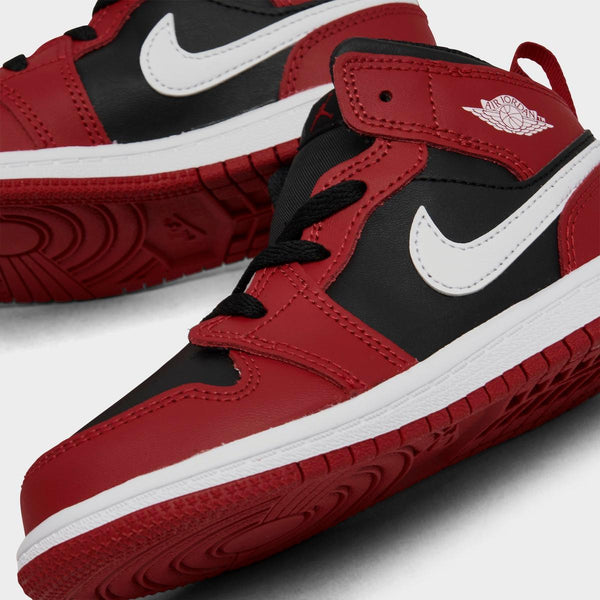 [DQ8425-061] TODDLERS AIR JORDAN RETRO 1 MID 'BLACK GYM RED'