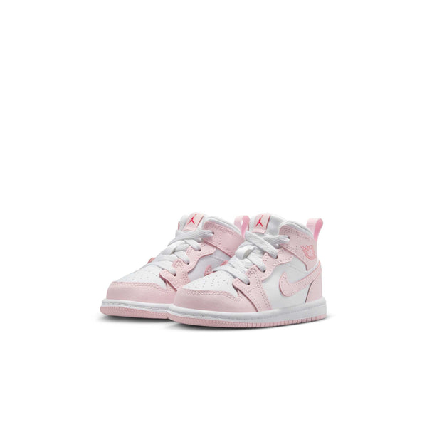 [DQ8425-608] Toddlers Air Jordan Retro 1 Mid 'Pink Foam Fire Red'