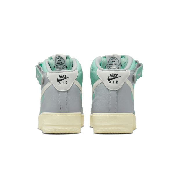 [DQ8766-002] Mens Nike Air Force 1 Mid '07 LX 'Grey Fog Enamel Green'