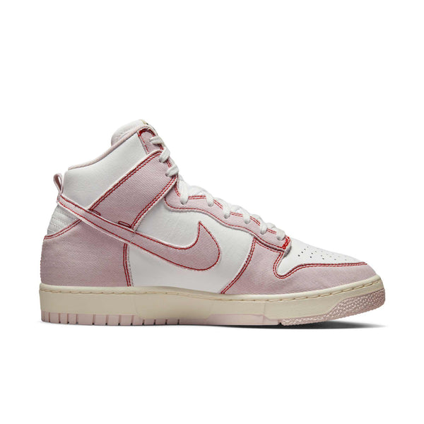 [DQ8799-100] WOMENS NIKE DUNK HIGH 1985 'BARELY ROSE DENIM'