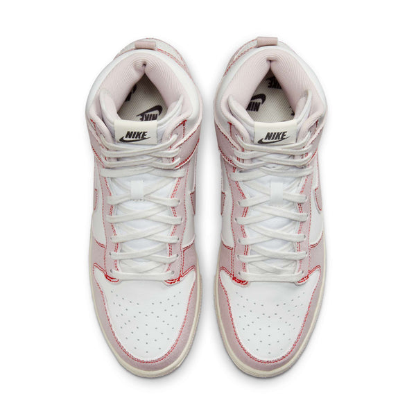 [DQ8799-100] WOMENS NIKE DUNK HIGH 1985 'BARELY ROSE DENIM'