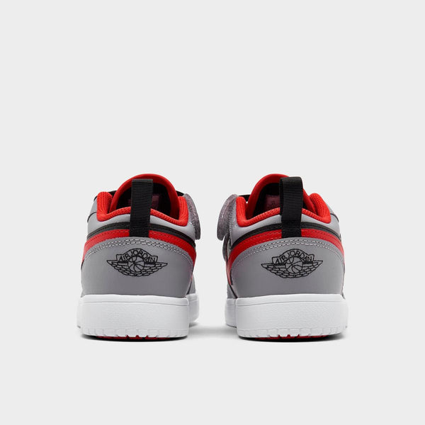 [DR9748-060] PRESCHOOL AIR JORDAN RETRO 1 LOW ALT 'CEMENT FIRE RED'