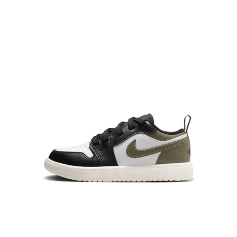 [DR9748-092] PRESCHOOL AIR JORDAN RETRO 1 LOW ALT 'BLACK MEDIUM OLIVE SAIL WHITE' (PS)