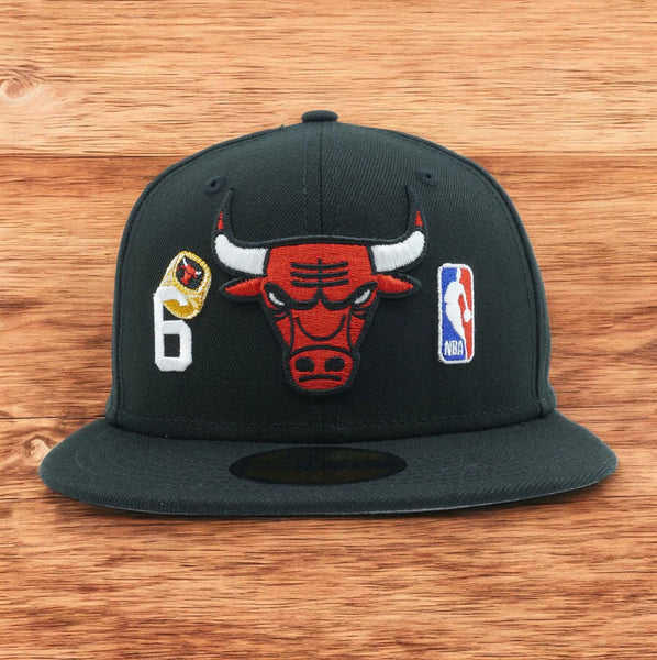 [60224561] MENS NEW ERA NBA CHICAGO BULLS 5950 QT FITTED - BLACK