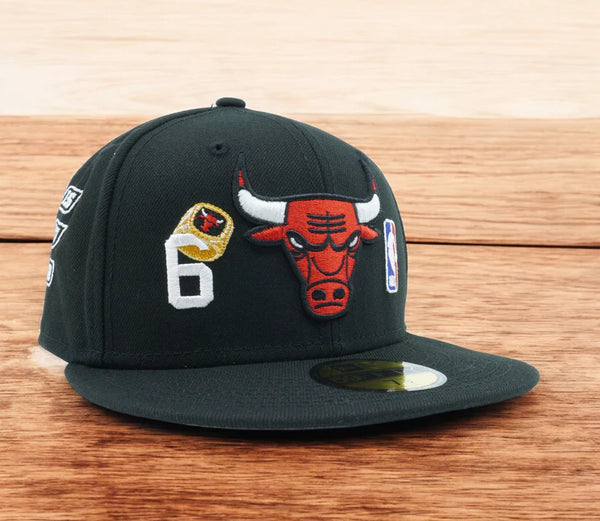 [60224561] MENS NEW ERA NBA CHICAGO BULLS 5950 QT FITTED - BLACK