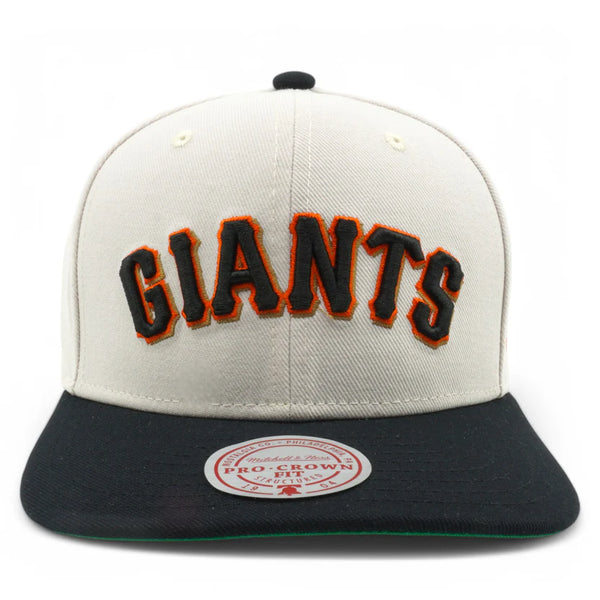 Mens Mitchell & Ness MLB OFF WORD PRO SNAPBACK GIANTS