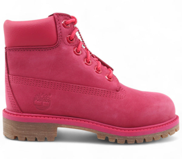 [TB0A1J8MH62] Preschool Timberland 6 INCH PREMIUM YOUTH 'PINK RED ROSE'