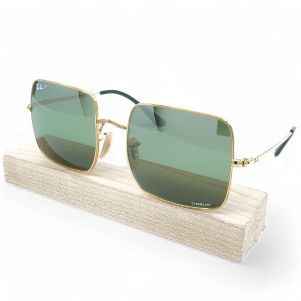 [RB1971-001/G4_54] UNISEX RAY-BAN SQUARE 1971 CHROMANCE POLARIZED SUNGLASSES