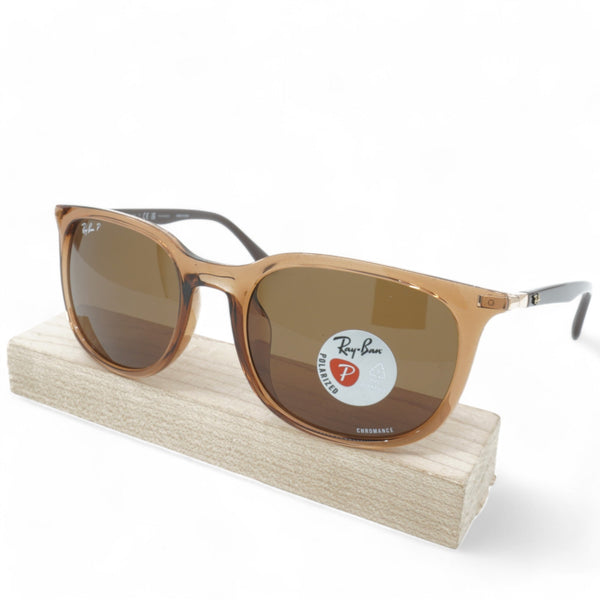 [RB4386F-6652/AN_55] UNISEX RAY-BAN SQUARE POLARIZED SUNGLASSES