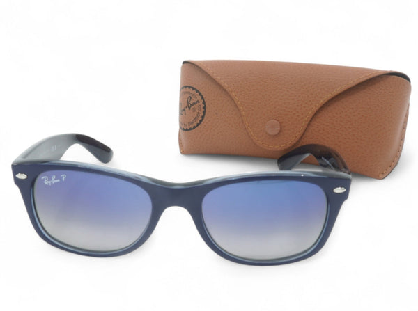 [RB2132-660778_52] Unisex Ray Ban New Wayfarer Polarized Sunglasses