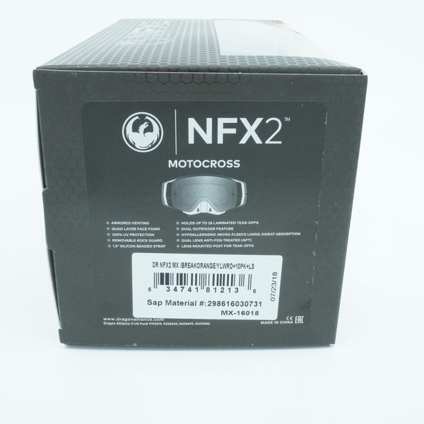 [298616030731] Mens Dragon Alliance NFX2 MX 2 Goggles