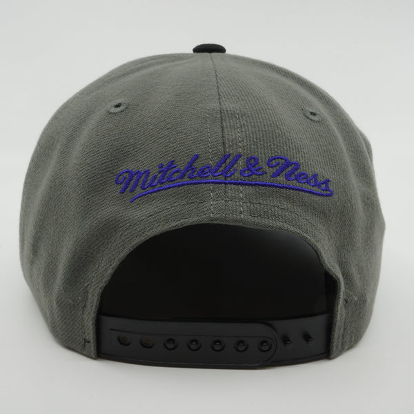 MENS MITCHELL & NESS NBA STORM FRONT SNAPBACK HWC MAGIC - GREY