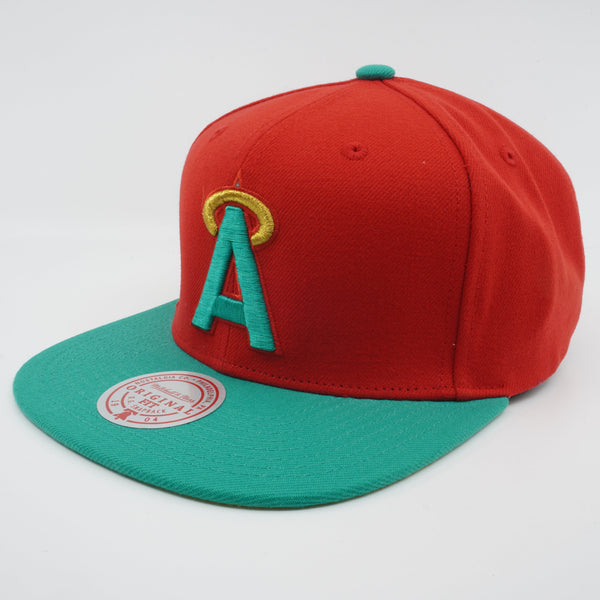 MENS MITCHELL & NESS MLB MISTLETOE SNAPBACK COOP ANGELS - RED