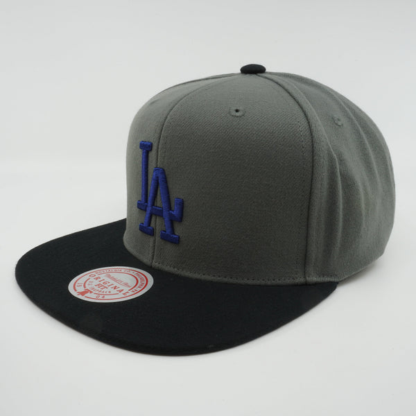MENS MITCHELL & NESS MLB STORM FRONT SNAPBACK DODGERS - GREY
