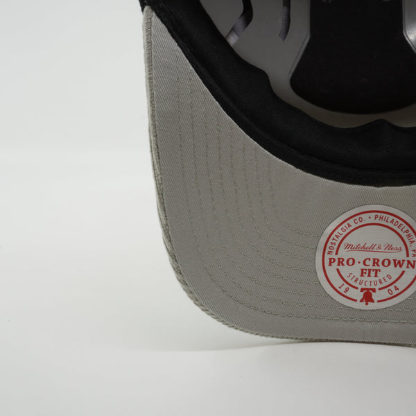 MENS MITCHELL & NESS MLB CORD PRO SNAPBACK WHITE SOX - BLACK