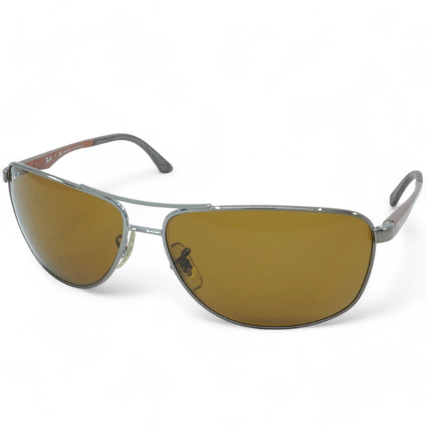 [RB3506-132/83_64] UNISEX RAY-BAN RECTANGLE POLARIZED SUNGLASSES