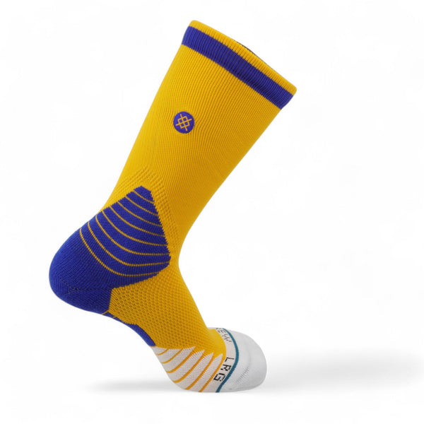 [M559C5CWA-YEL] ADULT STANCE NBA GOLDEN STATE WARRIORS LOGO CREW SOCKS