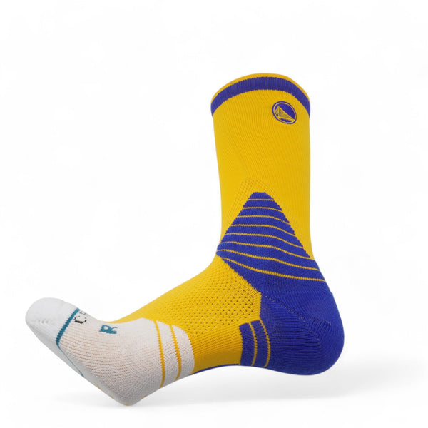 [M559C5CWA-YEL] ADULT STANCE NBA GOLDEN STATE WARRIORS LOGO CREW SOCKS