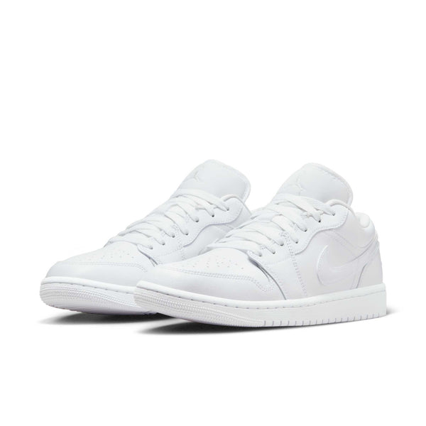 [DV0990-111] Womens Air Jordan RETRO 1 LOW TRIPLE WHITE (2022)