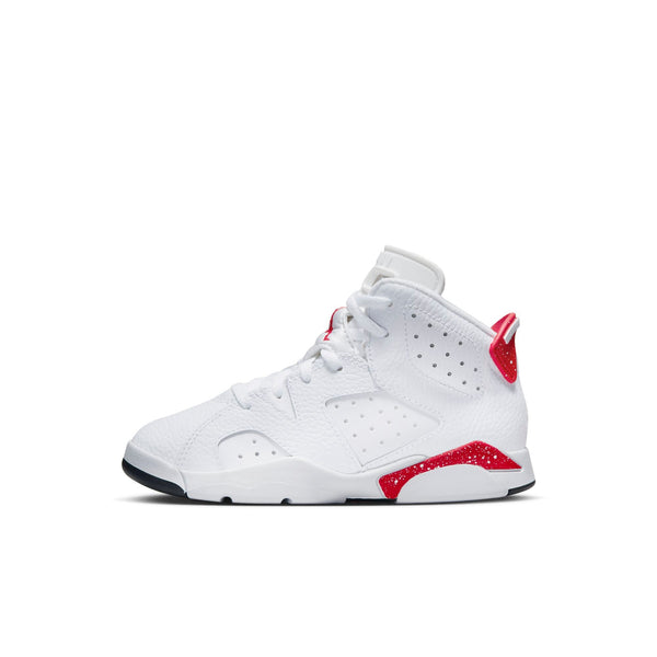 [DV3605-162] Preschool Air Jordan Retro 6 (PS) 'Red Oreo'