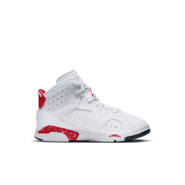 [DV3605-162] Preschool Air Jordan Retro 6 (PS) 'Red Oreo'
