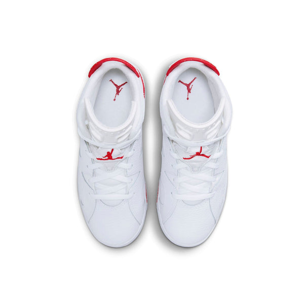 [DV3605-162] Preschool Air Jordan Retro 6 (PS) 'Red Oreo'