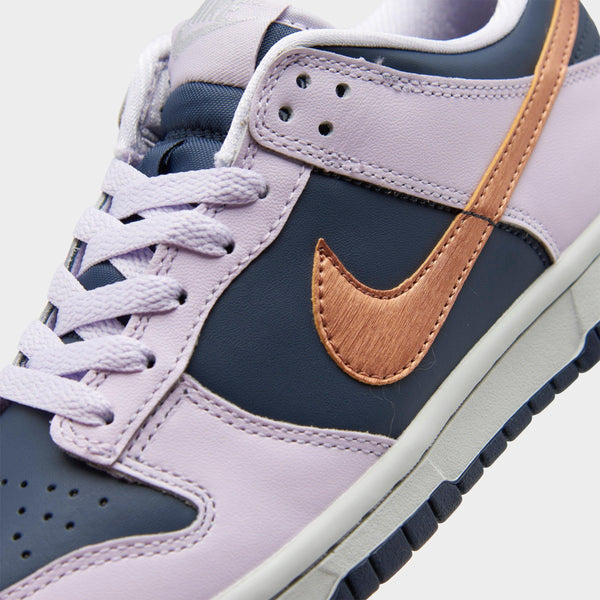 [DX1663-400] GRADE SCHOOL NIKE DUNK LOW SE 'COPPER SWOOSH (GS)'