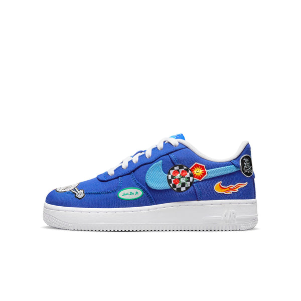[DX2308-400] Grade School Nike AIR FORCE 1 LOW '07 PRM 'LOS ANGELES PATCHED UP (GS)'