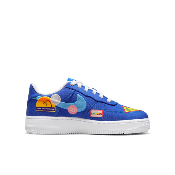 [DX2308-400] Grade School Nike AIR FORCE 1 LOW '07 PRM 'LOS ANGELES PATCHED UP (GS)'