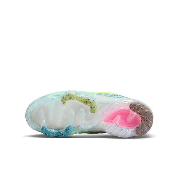 [DX3367-700] GRADE SCHOOL NIKE AIR VAPORMAX 2021 FLYKNIT NEXT NATURE 'VOLT PHOTO BLUE' (GS)