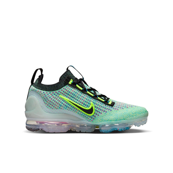 [DX3367-700] GRADE SCHOOL NIKE AIR VAPORMAX 2021 FLYKNIT NEXT NATURE 'VOLT PHOTO BLUE' (GS)
