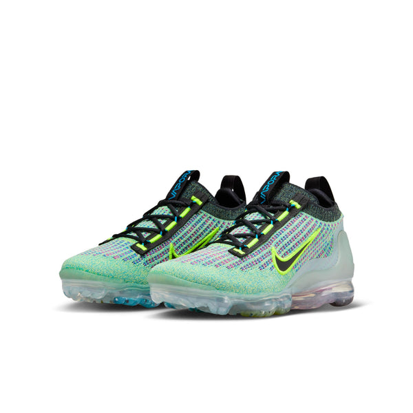 [DX3367-700] GRADE SCHOOL NIKE AIR VAPORMAX 2021 FLYKNIT NEXT NATURE 'VOLT PHOTO BLUE' (GS)