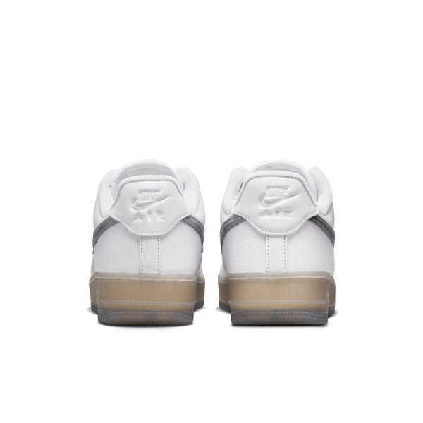 [DX3945-100] Mens Nike AIR FORCE 1 LOW '07 PRM 'WHITE METALLIC SILVER'