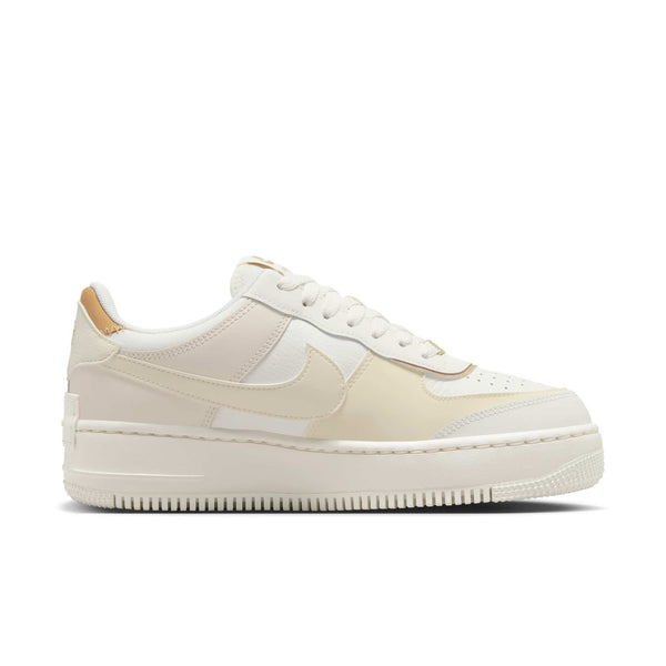 [DZ1847-108] Womens Nike AIR FORCE 1 SHADOW 'SAIL METALLIC GOLD'