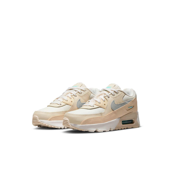 [DZ5319-001] PRESCHOOL NIKE AIR MAX 90 LEATHER 'PHANTOM SHIMMER'