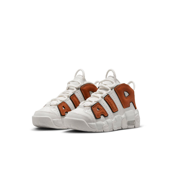[DZ5322-001] Preschool Nike AIR MORE UPTEMPO PS 'BASKETBALL LEATHER'