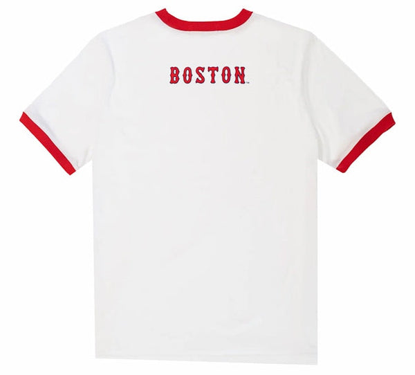 [EE0000552] MENS ERIC EMANUEL EE RINGER T-SHIRT BOSTON RED SOX FW23
