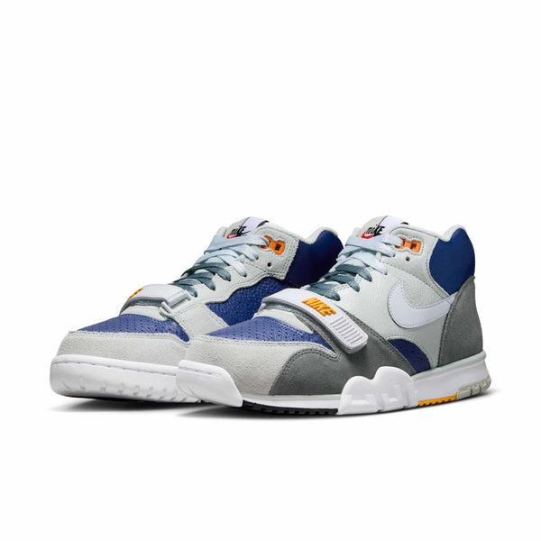 [FB8886-001] Mens Nike AIR TRAINER 1 MID 'SPLIT LIGHT SILVER DEEP ROYAL'