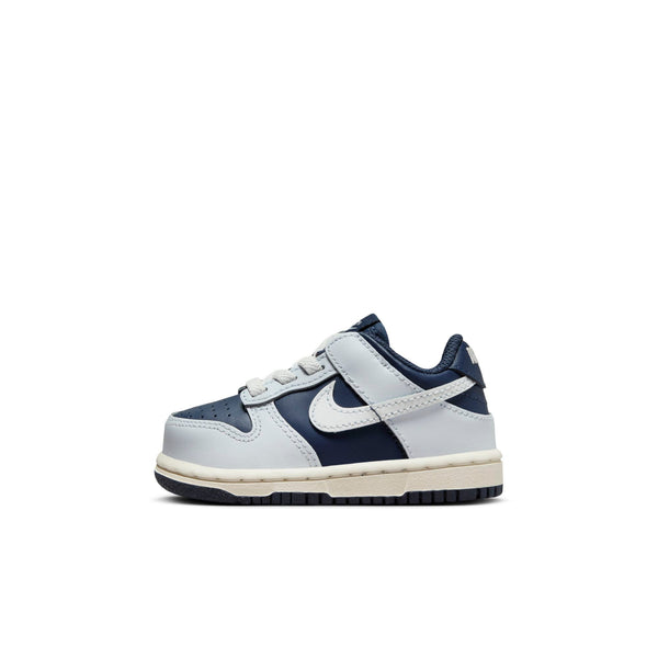 [FB9107-002] Toddlers Nike DUNK LOW TD 'FOOTBALL GREY MIDNIGHT NAVY'
