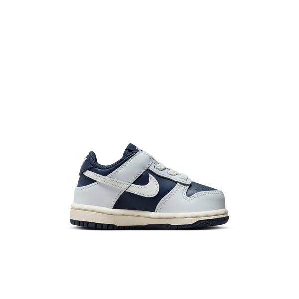 [FB9107-002] Toddlers Nike DUNK LOW TD 'FOOTBALL GREY MIDNIGHT NAVY'