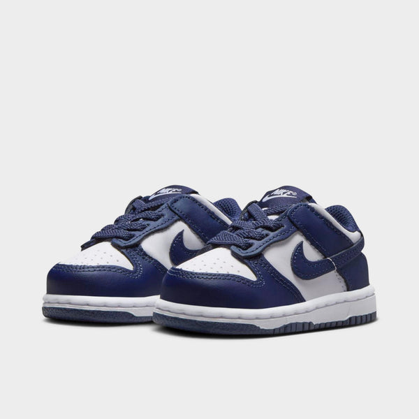 [FB9107-116] TODDLERS NIKE DUNK LOW 'WHITE MIDNIGHT NAVY (TD)'