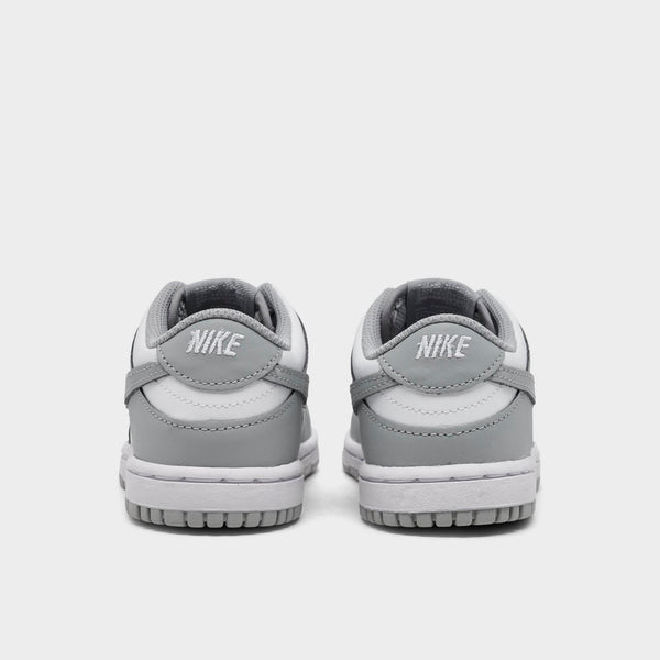 [FB9107-123] TODDLERS NIKE DUNK LOW 'WHITE LIGHT SMOKE GREY (TD)'