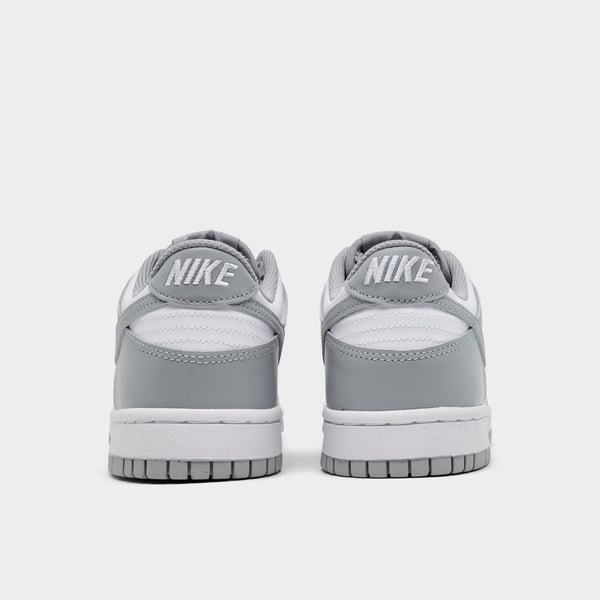 [FB9109-123] GRADE SCHOOL NIKE DUNK LOW 'WHITE LIGHT SMOKE GREY (GS)'
