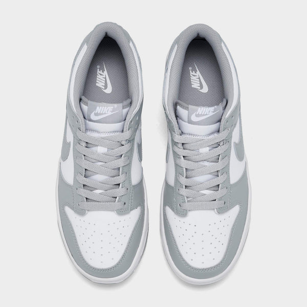 [FB9109-123] GRADE SCHOOL NIKE DUNK LOW 'WHITE LIGHT SMOKE GREY (GS)'