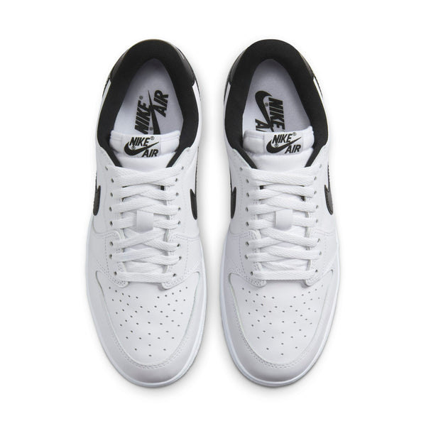 [FB9933-102] Mens Air Jordan Retro 1 Low '85 'Metallic Black'