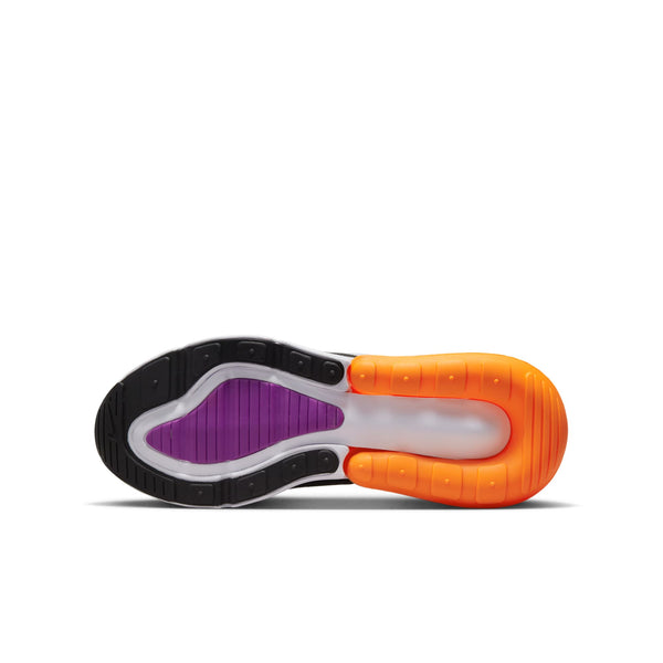 [FD0299-100] GRADE SCHOOL NIKE AIR MAX 270 GS 'WHITE ORANGE PURPLE'
